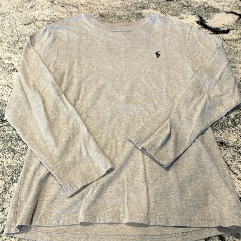 Long Sleeve Boys Polo T Shirt